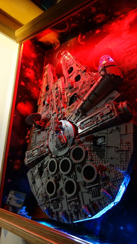 "A New Hope" for my dining room Lego Ucs, Star Wars Decor, Millenium Falcon, Video Game Rooms, Lego Photography, Gaming Room Setup, Millennium Falcon, Lego Marvel, Disney Home