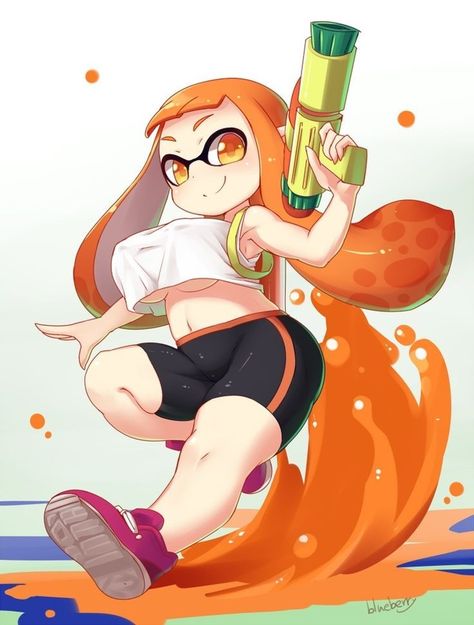 Warframe Art, Splatoon Comics, Comic Art Girls, Fanarts Anime, Cute Pokemon, Cute Anime Pics, Drawing Base, Splatoon, Best Anime Shows