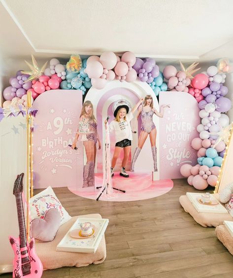 Little Rose Party Company | Everything I do, I do it for you💕🦋 . . . . #littlerosepartycompany #partywithlittlerose #taylorswift #taylorswiftparty #balloonbackdrop… | Instagram Birthday 10th Girl, Taylor Swift 7th Birthday, Taylor Swift Kids Party, Eras Party, Taylor Swift Games, Taylor Swift Birthday Party Ideas, Swift Party, 8 Birthday, Taylor Swift Party