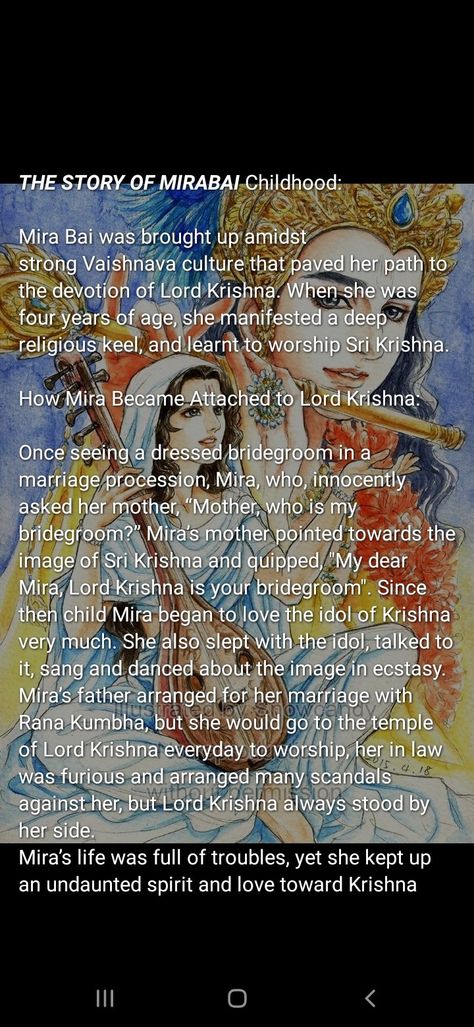 Mirabai Krishna, Krishna Story, Story Of Krishna, Love Story Wedding, Sri Krishna, Luck Quotes, Good Luck Quotes, Radha Krishna Love, Krishna Love