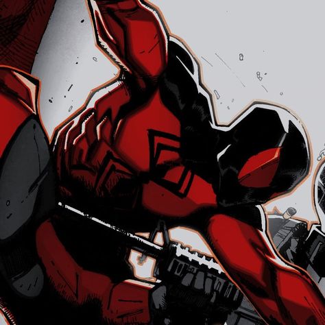 Kaine Parker, Scarlet Spider Kaine, Spiderman Icons, Spider Icon, Spiderman Comic Books, Spiderman Funny, Scarlet Spider, Black Audi, Black Spiderman