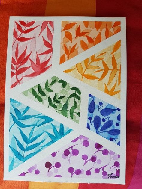 (5) WhatsApp Tape Art, Painting Art Lesson, Watercolor Art Lessons, Arte Sketchbook, Whatsapp Web, Doodle Art Designs, Dessin Adorable, Diy Canvas Art Painting, Mini Canvas Art