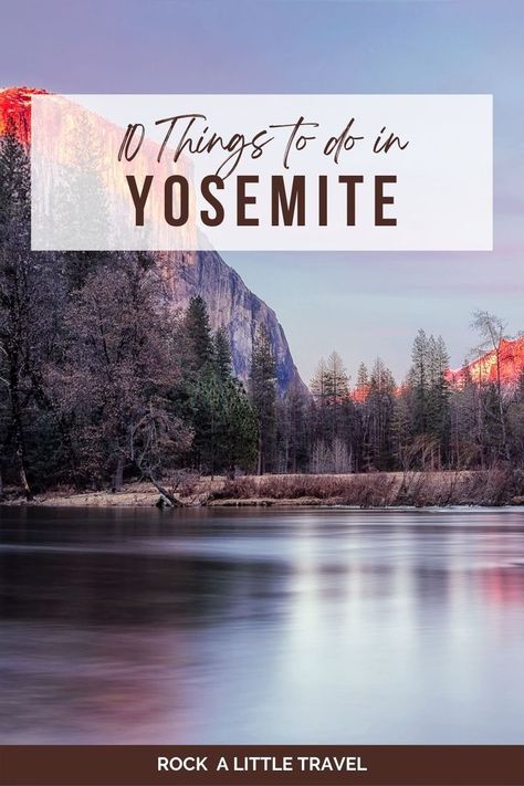 Image of El Capitan in Yosemite, a large rock formation with the red glow of the sunset illuminating the top. United States Travel, Rock A, Yosemite National, Yosemite National Park, You've Been, Favorite Things, Travel Destinations, National Park, National Parks