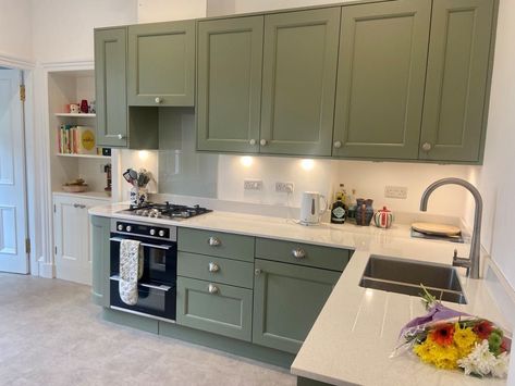 This stunning kitchen, from our Caledonia range was designed by Sophie from our Edinburgh showroom. All of our kitchens, bedrooms and bathrooms are designed and built with you in mind. #kitcheninspo #kitchenremodel #kitcheninspiration #decor #homedesign #architecture #furniture #kitchen #bedroom #bathroom #renovation #interiors #house Roca Bathroom, Fusion Kitchen, Ashley Ann, Kitchen Finishes, Contracting Company, Stunning Kitchens, Furniture Kitchen, Kitchen Bedroom, Bedroom Storage