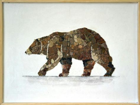 Stone Mosaic Art, Diy Tableau, Modern Mosaic, Mosaic Rocks, Mosaic Inspiration, Mosaic Animals, Modern Mosaics, Pebble Mosaic, Rock And Pebbles