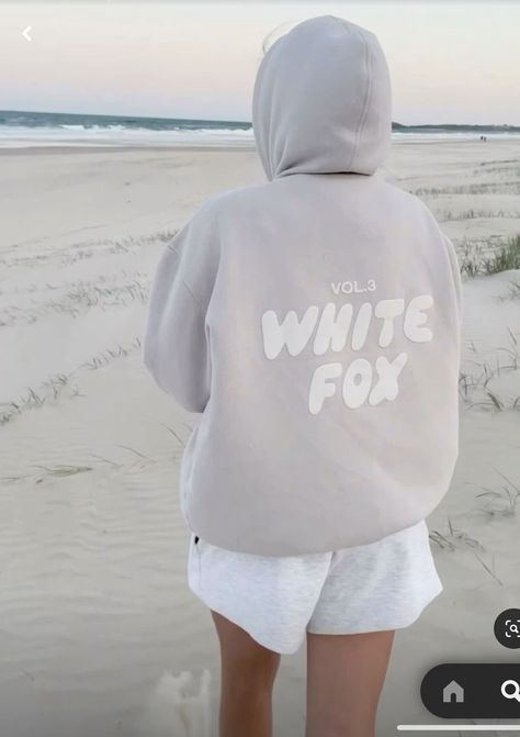 White Fox Hoodies, Fox Hoodies, Whitefox Boutique, White Fox Hoodie, Fox Brand, Winter Wishlist, Aesthetic Hoodies, Wishlist Ideas, Fox Hoodie