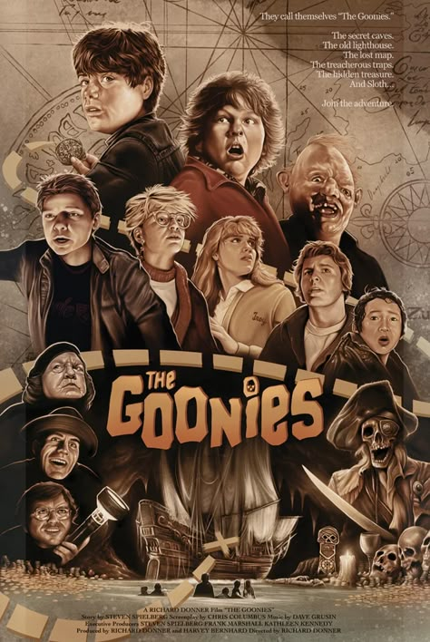 Goonies Wallpaper, Goonies Mouth, Goonies Art, Goonies Movie Poster, Los Goonies, Les Goonies, 80s 90s Movies, 70s Movies, Goonies 1985