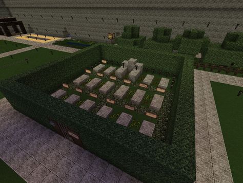 Graveyard Minecraft Ideas, Grave Minecraft, Minecraft Graveyard, Cemetary Ideas, Iron Man House, Grave Ideas, Minecraft Iron, Minecraft Modpacks, Planet Minecraft