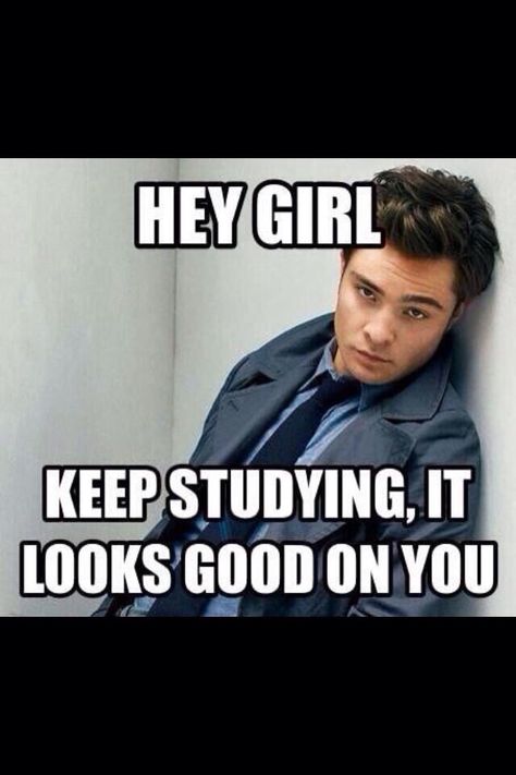 Study Motivation ❤️ How I love Chuck Bass.. Study Motivation Funny, Study Motivation Meme, Funny Study Motivation, Keep Studying, Stanford Law, Studying Funny, College Advice, Publicidad Creativa, Chuck Bass