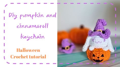 Halloween Crochet Keychain, Crochet Keychain, Halloween Crochet, Crochet Accessories, Crochet Patterns Amigurumi, Crochet Dolls, Yarn Crafts, Cute Crochet, Fabric Art