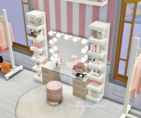 Makeup Vanity Sims 4 Cc, Ts4 Vanity Cc, Sims4 Vanity Cc, Sims 4 Cc Furniture Vanity, Sims 4 Cc Makeup Vanity, Sims4 Vanity, Vanity Cc Sims 4, Sims Vanity, Sims 4 Vanity Table