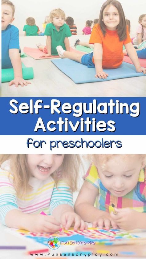 Preschool Regulation Activities, Preschool Self Regulation Activities, Emotional Skills/regulation Preschool, Self Regulation Activities For Toddlers, Self Regulation Activities For Kids, Regulation Activities For Kids, Mindfullness Activities, Regulation Activities, Emotional Regulation Activities