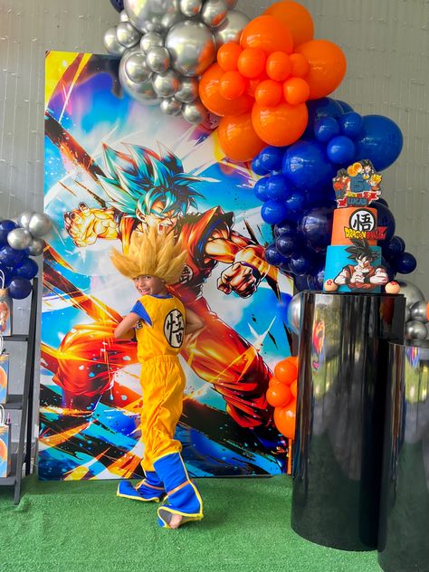 Dragon Ball Z Birthday Decoration Dragon Ball Z Party Decorations, Dragon Ball Z Birthday, Dragon Birthday, Baby #5, Birthday Party Games, Birthday Decoration, 6th Birthday, 7th Birthday, 5th Birthday