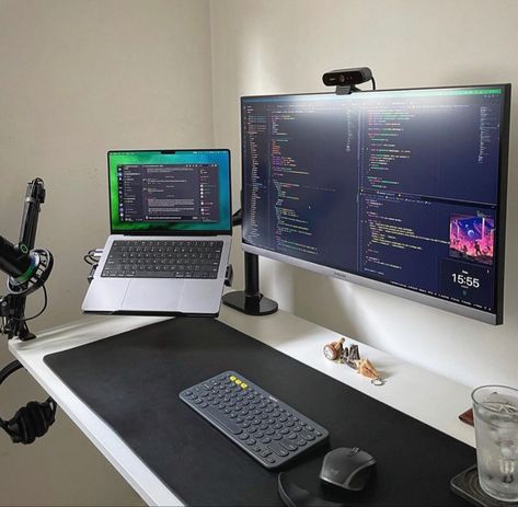 #programmerslife #code #programming #setup #workspace #kotlin #developer #javascript #swift #webdeveloper #softwaredeveloper #html #css #java #workstation #devlife #developers #100daysofcode #deskspace #datascience #ios Use #codesyndicate tags or tag us 📌 to get featured! Developer Setup Room, Coding Home Office, Software Developer Workspace, Web Developer Office Setup, Developer Setup, Web Developer Desk Setup, Laptop Gaming Setup, Programming Setup, Computer Desk Organization