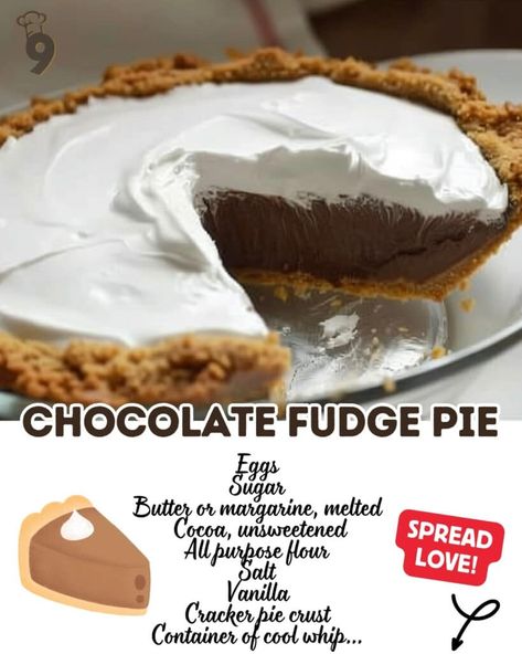 Chocolate Fudge Pie: The Ultimate Dessert Experience Chocolate Fudge Pie Recipe, Fudge Pie Recipe, Chocolate Fudge Pie, Fudge Pie, Easy Family Recipes, Graham Cracker Crust Pie, Chocolate Pie, Perfect Pies, Chocolate Pies