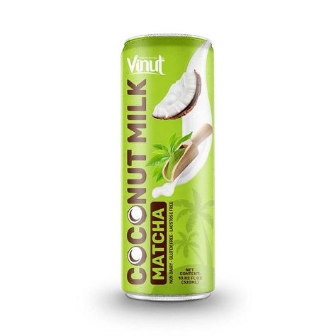 Coconut Milk Packaging Design, Coconut Juice, Water Packaging, Milk Packaging, Packaging Template Design, Packaging Template, Soft Drinks, Coconut Water, Energy Drink Can