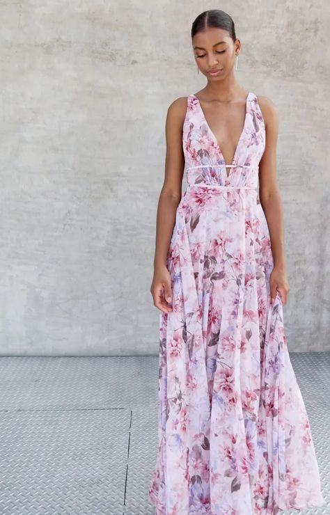 Shop All Jenny Yoo Available Now Styles Montana Wedding Guest Dress, Floral Bridesmaid Dresses With Groomsmen, Pink Floral Bridesmaid Dress, Floral Maid Of Honor Dress, Garden Formal Dress, Garden Party Dresses For Women, Formal Garden Party Attire, Garden Formal Wedding Attire Guest, Purple Floral Bridesmaid Dresses