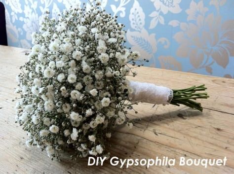 Diy Bridesmaid Hair, Wedding Jars, Gypsophila Bouquet, Gypsophila Wedding, Wedding Fayre, Bouquet Tutorial, Wedding Flower Packages, Diy Wedding Bouquet, Flower Packaging