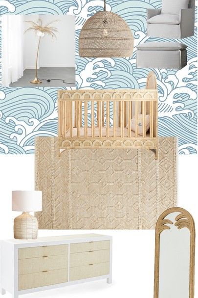 http://liketk.it/2TCHQ #liketkit @liketoknow.it Coastal Nursery Boy, Surfer Nursery, Beach Theme Nursery, Surf Room Decor, Surf Nursery, Coastal Nursery, Surf Room, Beach Nursery, Swivel Glider Recliner