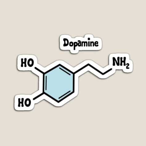 Dopamine Art, Chemical Structure, Psychology Student, Apothecary, Chevrolet Logo, Biology, Psychology, Vision Board, My Art