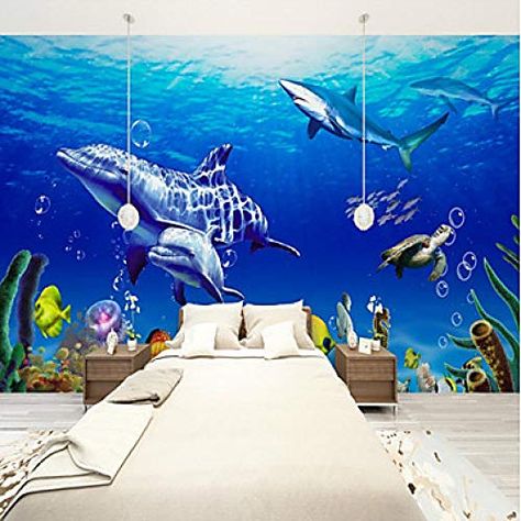 Undersea World, Large Mural, Peel Stick Wallpaper, Paper Wallpaper, Print Decals, More Wallpaper, Adhesive Wallpaper, Wallpaper Wallpaper, Wallpaper Mural