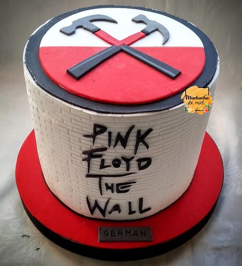 Pink Floyd Cake, Roll Cake, Pink Floyd, The Wall, Rock And Roll, Rolls, Cake, Wall, Pink