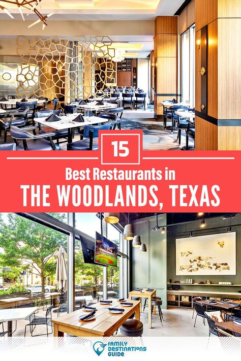 Want to see the best restaurants in The Woodlands, TX? We’re FamilyDestinationsGuide, and we’re here to help: From incredible brunch spots and amazing places to eat dinner, to local foodie spots and hidden gems, discover the BEST The Woodlands restaurants - so you get memories that last a lifetime! #thewoodlands #thewoodlandsrestaurants #restaurantsinthewoodlands #bestrestaurantsinthewoodlands #placestoeatthewoodlands Texas Restaurants, Bastrop Texas, Date Places, Mcallen Texas, Texas Restaurant, The Woodlands Texas, Abilene Texas, Denton Texas, Texas Places