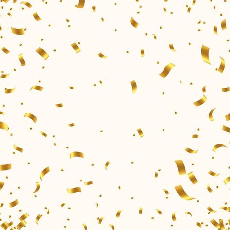 Aislamiento de confeti dorado sobre fond... | Free Vector #Freepik #freevector #fondo #lazo #cumpleanos #fiesta White And Golden Background, 42nd Wedding Anniversary, Graphic Design Personal Branding, Autumn Confetti, Maroon Background, Confetti Background, Happy Birthday Celebration, Star Confetti, Celebration Background