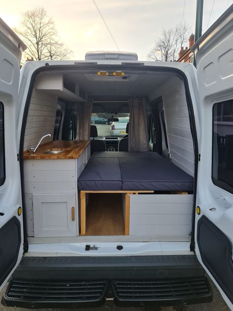 Flick the off grid micro camper ⋆ Quirky Campers Delica Van Campers, Micro Camper With Bathroom, Kei Van Camper, Microcamper Interior, Micro Camper Van Layouts, Micro Camper Kitchen, Small Campervan Conversions, Micro Camper Conversion, Small Camper Van Interior Ideas