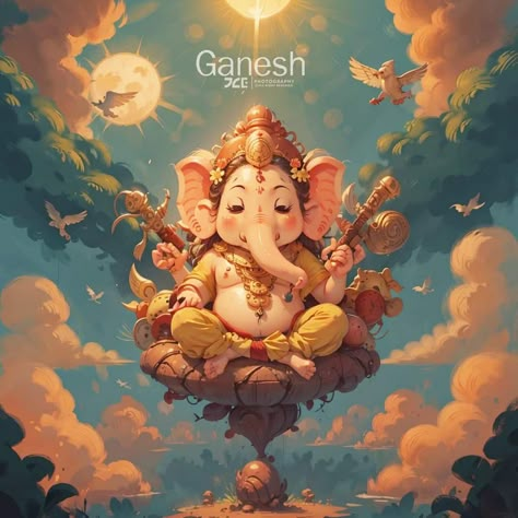 Cute Ganpati, Adipurush Movie, Cute Ganesha, Ganesha Art Illustration, Song English Lyrics, Ram Siya, Siya Ram, Song English, Ganesha Drawing