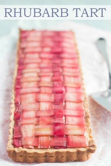 Almond Frangipane, Rhubarb Tart, Buttery Shortbread, Tart Baking, Shortbread Crust, Rhubarb Recipes, Tart Recipe, Sweet Pie, Köstliche Desserts