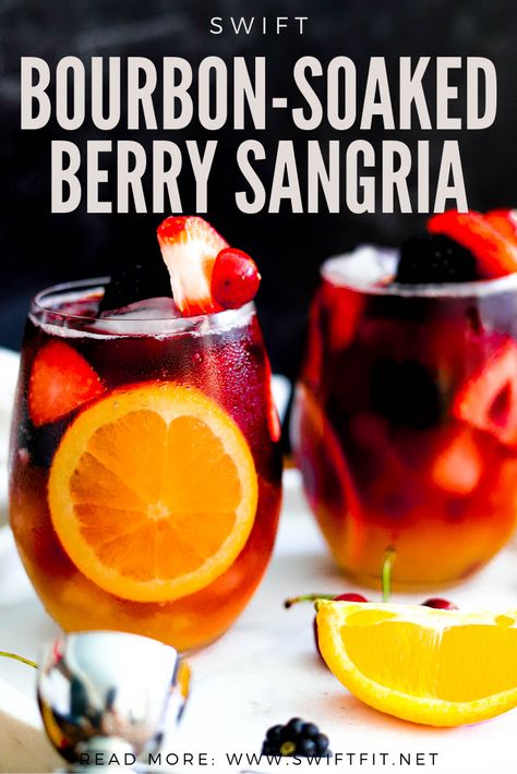 Bourbon Sangria, Sweet Sangria Recipe, Red Wine Sangria Recipe, Wine Sangria Recipe, White Wine Sangria Recipe, Sangria Pitcher, Sugar Fruit, Red Wine Sangria, Christmas Drinks Alcohol