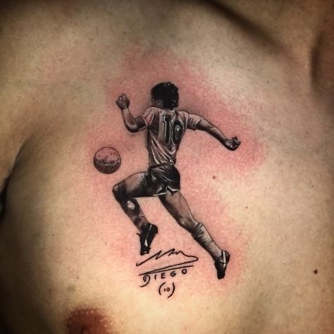 Maradona Tattoo, Tattoos For Guys, Mario, Tattoos, Quick Saves