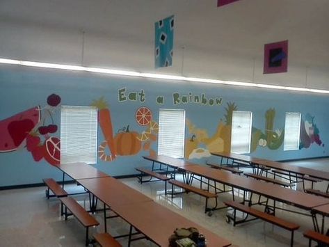 School Cafeteria Decorations, Cafeteria Decor, School Lunchroom, Cafeteria Design, School Cafe, School Nutrition, School Meals, Bored Teachers, We Are Teachers