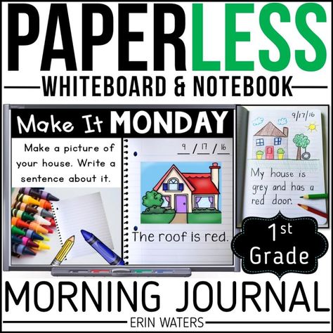 1st Grade Morning Work, 1st Grade Writing Prompts, Free Morning Work, Fun Prompts, Morning Journal Prompts, Morning Journal, 1st Grade Writing, Bell Work, Morning Time