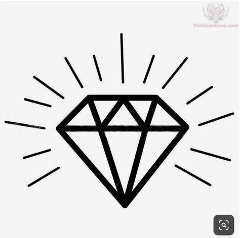 Diamond Clipart, Diamond Cartoon, Diamond Tattoo Designs, Cool Easy Drawings, Diamond Tattoo, Cartoon Download, Clip Art Free, Diamond Tattoos, Diamond Drawing