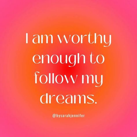 I am worthy enough to follow my dreams. 🧠✨🫧☄️ #dreams #followyourdreams #worthy #iamworthy #iamloved #affirmation #aura I Am So Beautiful Affirmations, Affirmation I Am Worthy, I Am Whole Affirmation, Affirmation Aura, I Am Abundant Affirmations, I Am Talented Affirmations, Ethereal Core, I Am Worthy, Aura