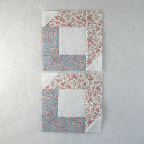 The Box Quilt Block - an Easy, Beginner-Friendly Quilt Block Tutorial – fabric-406 5 Inch Block Quilt Pattern, 8.5 Inch Quilt Block Patterns, 4 Inch Quilt Blocks Free Pattern, Quilt Boards, Quick Quilts, Designing Tips, Quilt Books, Flower Quilt Patterns, House Quilt Block