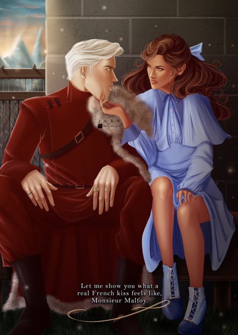 Durmstrang Draco, Scorpius And Rose, Draco And Hermione Fanfiction, Draco Malfoy Fanart, Dramione Fan Art, Draco And Hermione, Harry Potter Images, Images Harry Potter, Harry Potter Comics