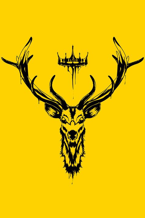 Baratheon Tattoo, Baratheon Sigil, Wing Tattoo Men, House Baratheon, Wing Tattoo, Asoiaf Art, Gaming Tattoo, Animal Magic, Game Of Thrones Art