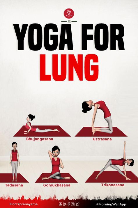 The combination of yoga for lung and pranayama for the lungs helps to control prana or vital life energy, ultimately for the body and mind Yoga Facts, Healthy Lungs, Healthy Carbs, Life Energy, Lungs Health, Special Effect, Learn Yoga, Health And Fitness Articles, Easy Yoga Workouts