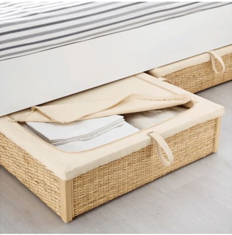 Ikea Small Spaces, Under Bed Storage Boxes, Under Bed Storage Containers, Storage Solutions Bedroom, Ikea Catalog, Ikea Hackers, Small Space Storage, Ikea Family, Smart Storage