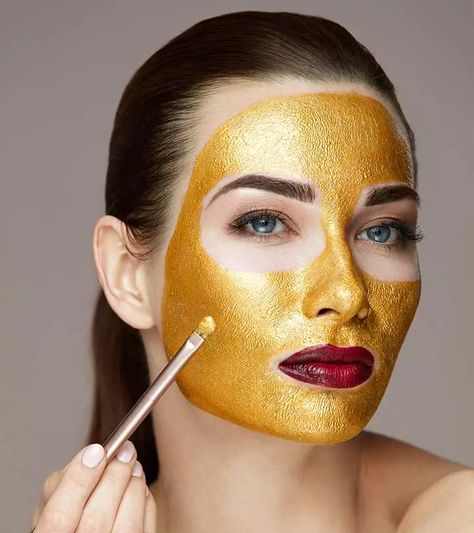 Gold Facial Kit, Gold Facial, Facial At Home, Kimono Online, Facial Gel, Glowing Face, Gold Mask, Gold Face, Facial Massage