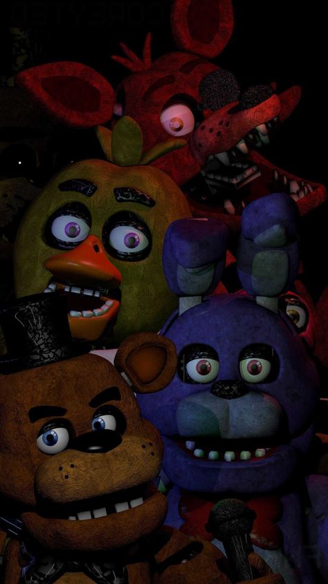 Five Nights at Freddy's Wallpaper Explore more Five Nights at Freddy's, Game, Hero, Media Series, Popular wallpaper. https://www.whatspaper.com/five-nights-at-freddys-wallpaper-2/ Fnaf Wallpapers, Five Nights At Freddy's, Wallpaper Backgrounds, Ipad, Wallpapers, Sun, Animals