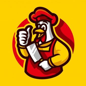 Cute mascot logo Vectors, Photos and PSD files | Free Download Chicken Restaurant Logos, Chicken Mascot, Chicken Brands, Chicken Restaurant, Chicken Logo, Chicken Shop, Wooden Bike, Cartoon Chicken, Food Branding