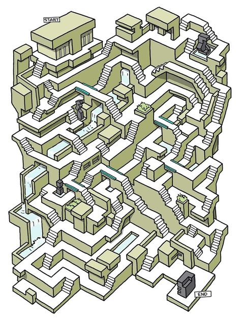 Twenty-Five Difficult And Enjoyable Mazes Are The Perfect Distraction - CheezCake - Parenting | Relationships | Food | Lifestyle Game Poster Design, Hard Mazes, Maze Drawing, Printable Mazes, Maze Design, Mazes For Kids, Maze Puzzles, Maze Game, Isometric Art