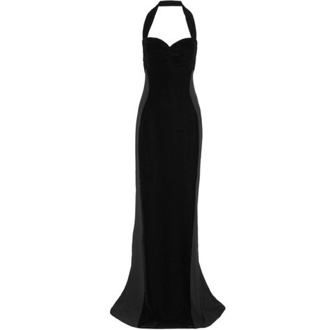 Stella McCartney Ruched velvet and cady halterneck gown ($2,525) ❤ liked on Polyvore featuring dresses, gowns, ruching dress, velvet gown, velvet evening dress, ruched dress and halter dress Halter Gown Classy, Outfit Graduacion, Velvet Ball Gown, Velvet Halter Top, Velvet Halter Dress, Posh Dresses, Ruching Dress, Ruched Gown, Velvet Evening Gown