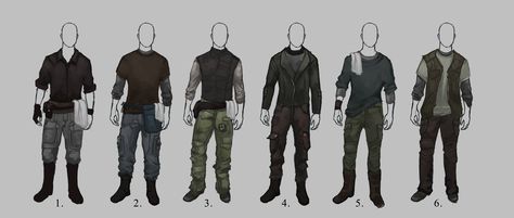 Subscriber's Vault ARCCORP NPC CONCEPT GALLERY - Album on Imgur Apocolypse Fashion Male, Apocalypse Clothing, Zombie Apocalypse Outfit, Apocalypse Character, Star Wars Concept Art, Star Wars Outfits, Armor Concept, Star Citizen, Drawing Clothes