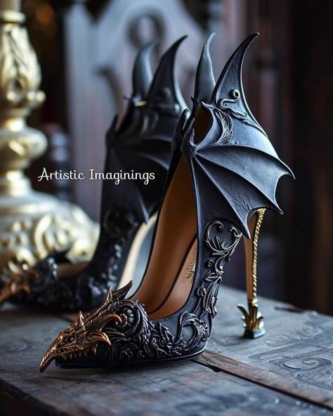 Dnd Outfits, Art Costumes, Fantasy Shoes, Rich Person, Beauty 2023, Couture Heels, Whimsical Shoes, Artistic Shoes, Magic Shoes