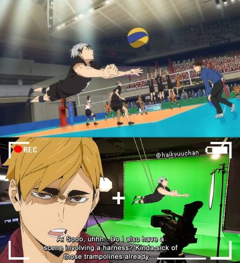 CREDIT : Haikyuuchan (INSTAGRAM) Haikyuu Manager Oc, Haikyuu X Oc, Japanese Drawings, Trampolines, Haikyuu Characters, Haikyuu Fanart, Haikyuu Anime, Haikyu!!, Gacha Life